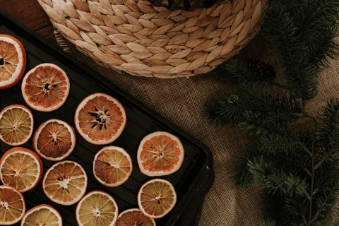 Alternativtext Orangen zur Weihnachtszeit