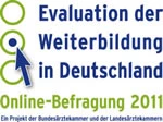 Schriftgrafik: Evaluation der Weiterbildung in Deutschland, Online-Befragung 2011