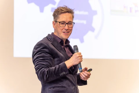 Referent beim Netzwerktreffen