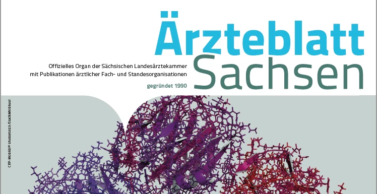 Ausschnitt Titelblatt Ärzteblatt Sachsen Heft 10/2022