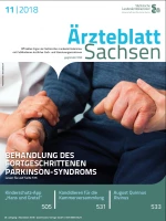 Titelblatt vom Ärzteblatt Sachsen