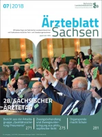 Titelblatt vom Ärzteblatt Sachsen