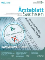 Titelblatt vom Ärzteblatt Sachsen