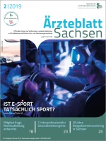 Titelblatt vom Ärzteblatt Sachsen