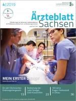 Titelblatt vom Ärzteblatt Sachsen