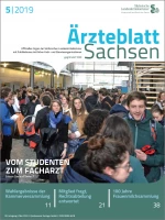 Titelblatt vom Ärzteblatt Sachsen