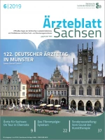 Titelblatt vom Ärzteblatt Sachsen