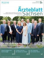 Titelblatt vom Ärzteblatt Sachsen