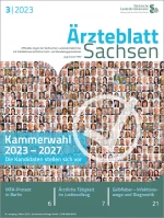 Logo der Kammerwahl, als Hintergrund eine Collage aus Porträtfotos